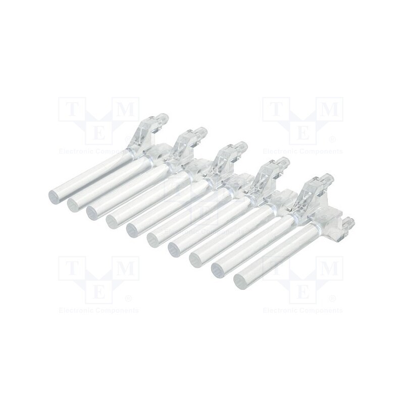 1 pcs x MENTOR - 1272.102 - Fiber for LED, round, Ø3mm, No.of mod: 10, Front: flat