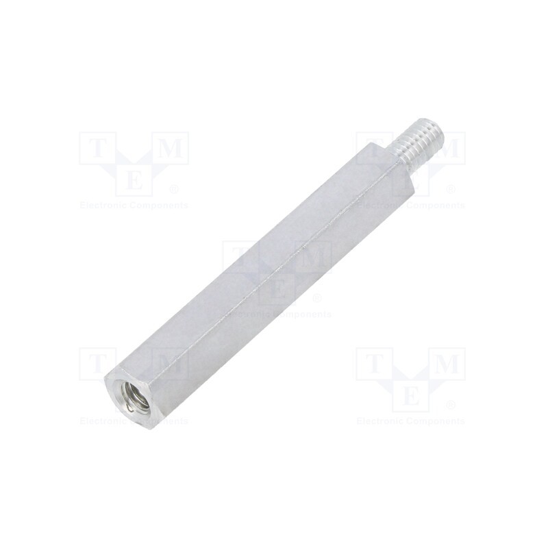 10 pcs x DREMEC - 236X40 - Screwed spacer sleeve, 40mm, Int.thread: M4, Ext.thread: M4