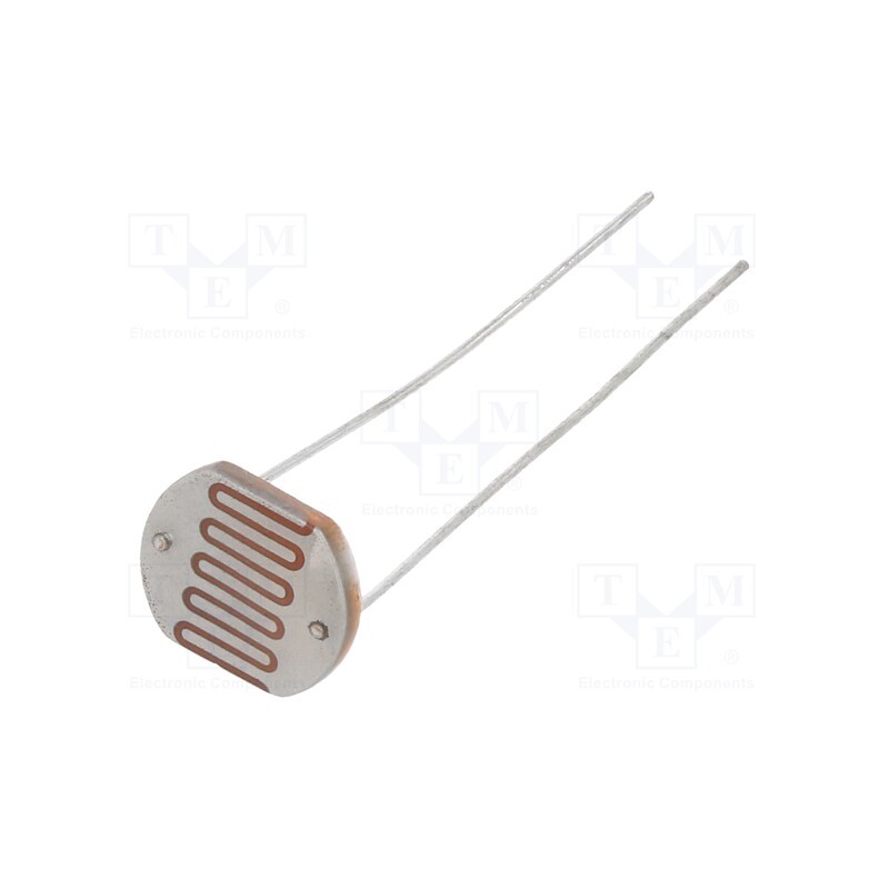 1 pcs x Token - PGM1202 - Photoresistor, 250mW, 8÷20kΩ, 560nm, THT, 250VDC, ØLED: 12mm
