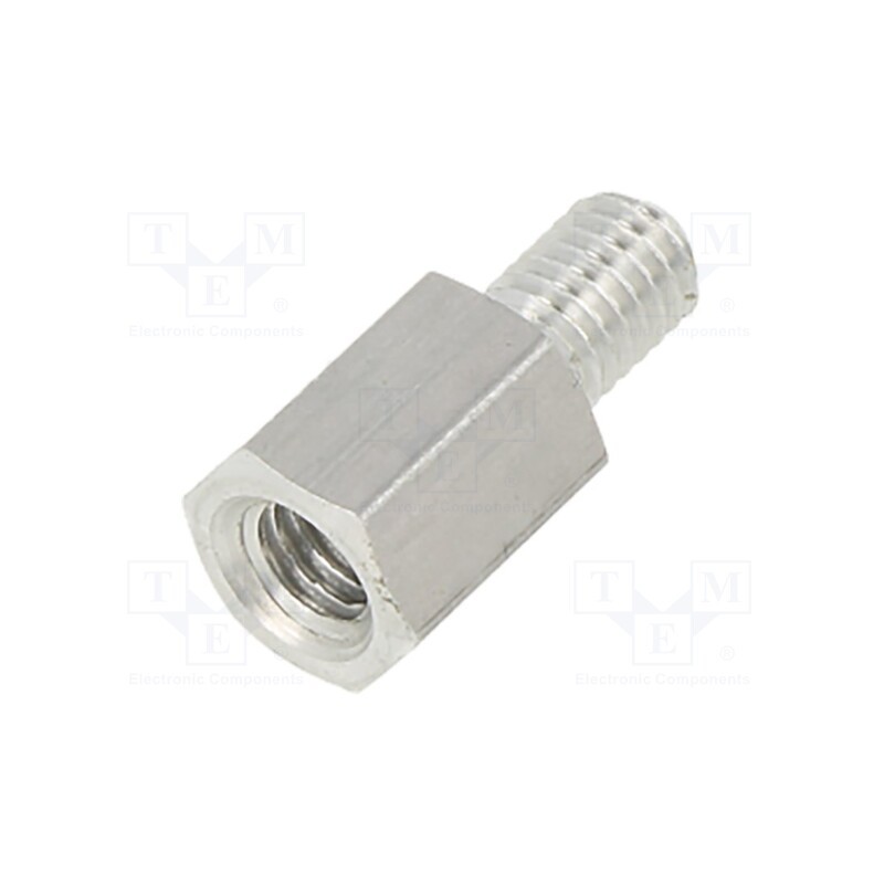10 pcs x DREMEC - 238X10 - Screwed spacer sleeve, 10mm, Int.thread: M5, Ext.thread: M5
