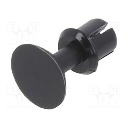 10 pcs x DREMEC - 8G4033.5X2.0B - Rivet, polyamide, L.rivet: 3.5mm, Panel cutout diam: 3.6mm, black