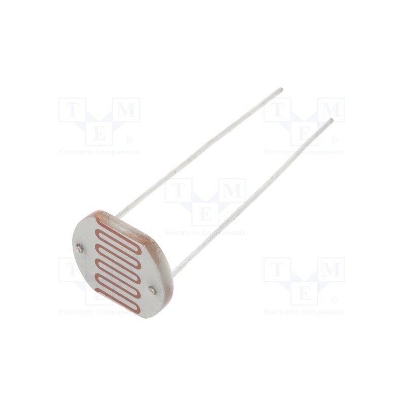 1 pcs x Token - PGM1200 - Photoresistor, 250mW, 2÷5kΩ, 560nm, THT, 250VDC, ØLED: 12mm