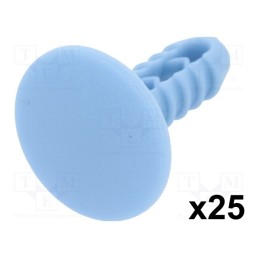 1 pcg x ROMIX - 10054 - Trim clip, 25pcs, Alfa Romeo,Fiat,Lancia, OEM: 14592087, L: 25.6mm