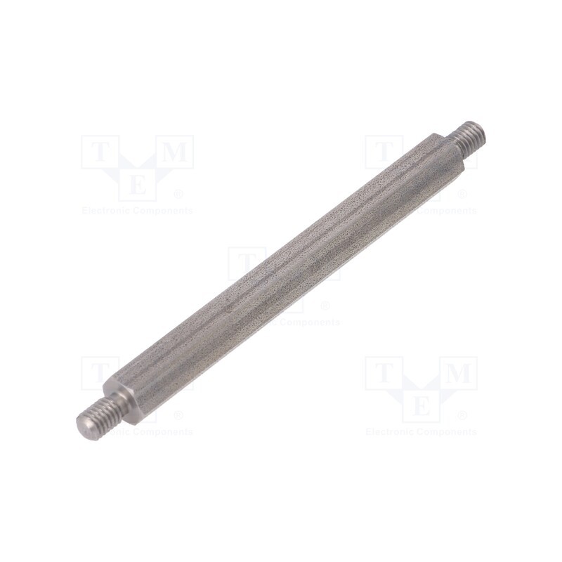 10 pcs x DREMEC - 448X75 - Screwed spacer sleeve, 75mm, Ext.thread: M5, hexagonal