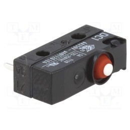 1 pcs x ZF - DC1C-H1AA - Microswitch SNAP ACTION, 6A/250VAC, without lever, SPDT, ON-(ON)