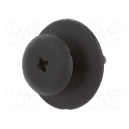 1 pcg x ROMIX - 10916 - Plastic anchor, 10pcs, VW, OEM: 1H0867199A, 13.5mm, black