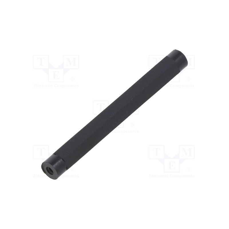 10 pcs x DREMEC - 181X45 - Screwed spacer sleeve, hexagonal, polyamide, M2, L: 45mm, black