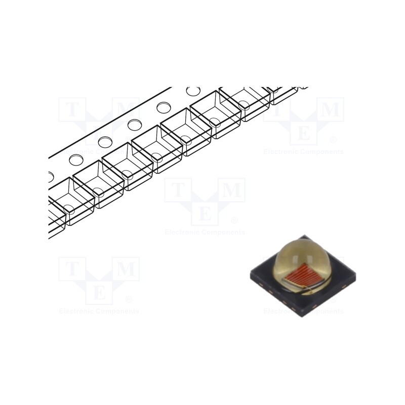 1 pcs x ams OSRAM - LA H9GP-JYKZ-24 - LED, SMD, amber, 52÷112lm, 28000÷51000mcd, 3.95x3.95x2.41mm, 90°