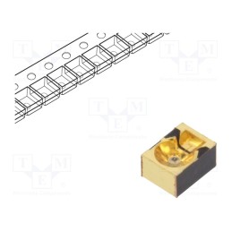 1 pcs x ams OSRAM - SFH 4655-UV - IR transmitter, 850nm, transparent, 40mW, 15°, SMD, 100mA, 1.5÷1.8V