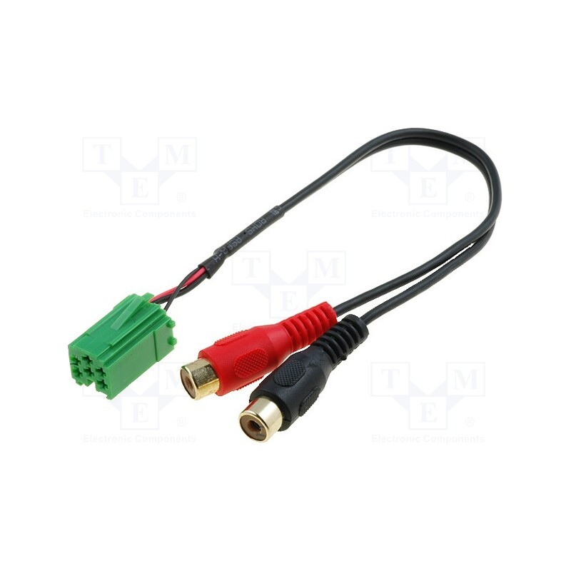1 pcs x PER.PIC. - C7001-RCA - Aux adapter, RCA, Renault