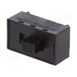 1 pcs x C&K - L102011MS02Q - Switch: slide, Pos: 2, SPDT, 2A/250VAC, 4A/28VDC, ON-ON, THT, L