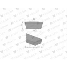 V-belt hard belt t 609823 0 ap1001225 claas