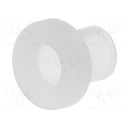 10 pcs x ESSENTRA - MNI-4-4 - Insulating sleeve, Øint: 2.9mm, UL94V-2, polyamide, H: 4mm, natural