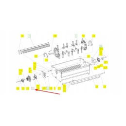 102606258 straw chopper clutch