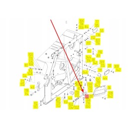102439202 left concave adjustment pin