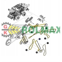 Banding belt 84435035 new holland cnh