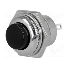 1 pcs x SCI - R13-502-MC-05-0B - Switch: push-button, Pos: 2, SPDT, 1.5A/250VAC, ON-(ON), Mat: metal