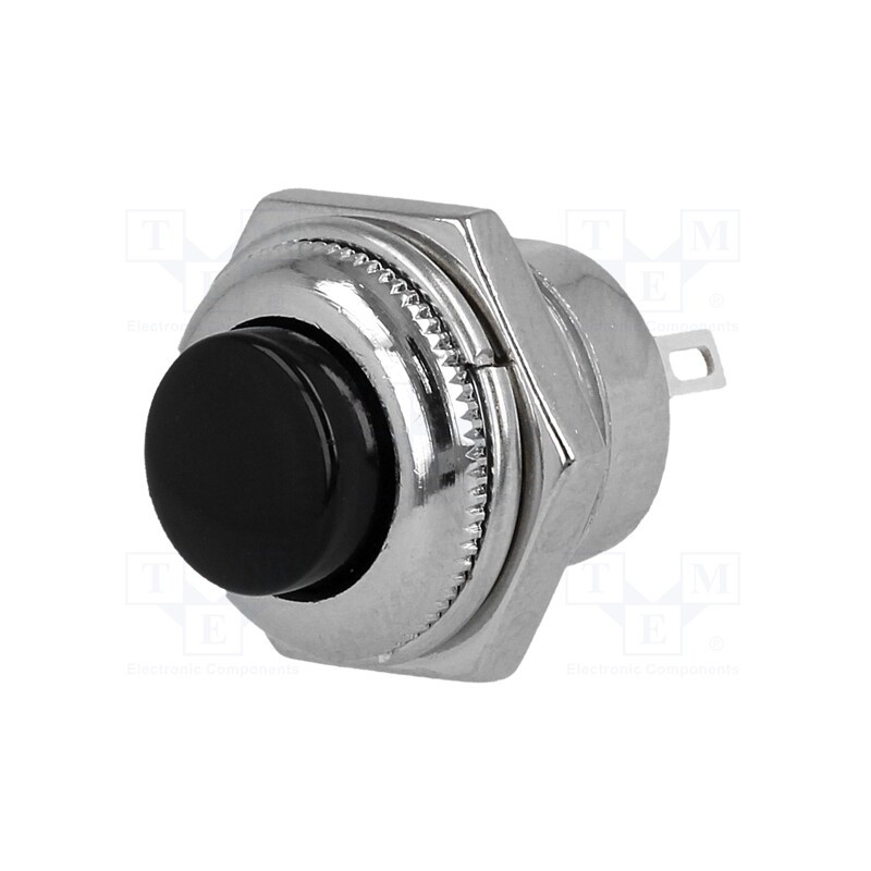 1 pcs x SCI - R13-502-MC-05-0B - Switch: push-button, Pos: 2, SPDT, 1.5A/250VAC, ON-(ON), Mat: metal