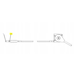 Cable lock pin for mini loader cat