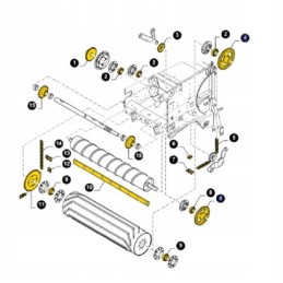 Drive chain sprocket New Holland Case 84244510