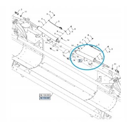 Hydraulic cylinder New Holland Case 84577583