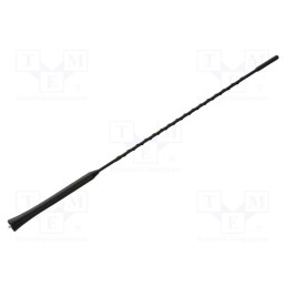 1 pcs x PER.PIC. - A00119-05 - Antenna mast, 0.406m, M5/M6, Dacia,Renault, black