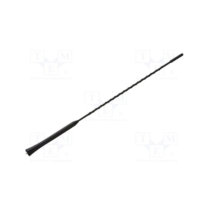 1 pcs x PER.PIC. - A00119-05 - Antenna mast, 0.406m, M5/M6, Dacia,Renault, black