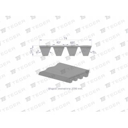 V-belt hard belt t 644404 0 ap1003354 claas