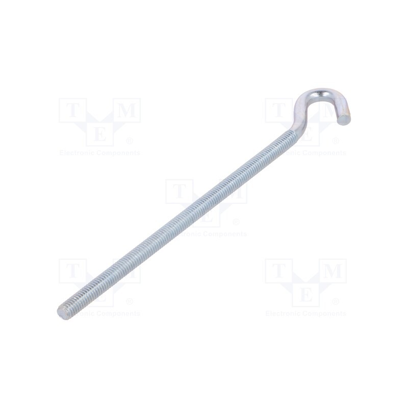 10 pcs x DROMET - HZ.6150 - Hook, angular, steel, zinc, 150mm