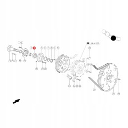 Bearing 65x120x23 mm claas 213051 0 original