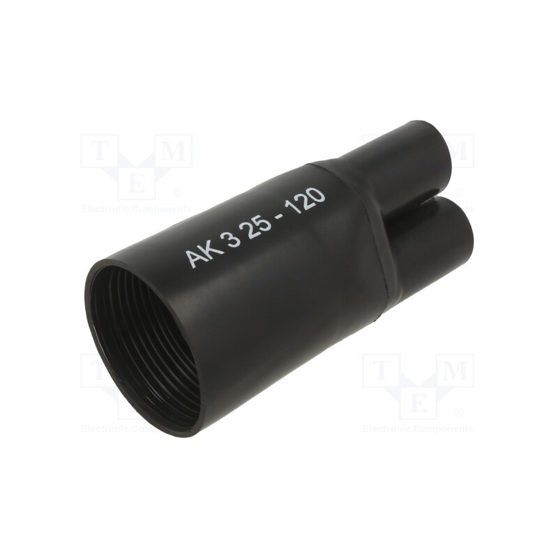 1 pcs x RADPOL - TKP3K050212209C1 - Cable breakout, 50/22mm, black, Diam.after shrinking: 21.1/9mm