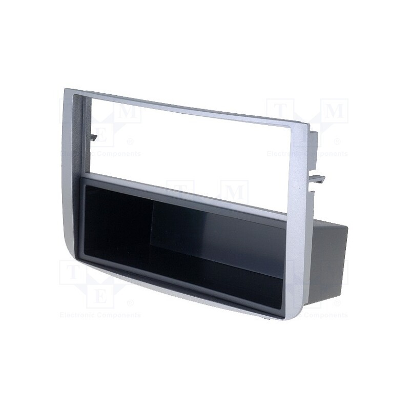 1 pcs x ACV - 281001-05-0 - Radio frame, Alfa Romeo, 2 ISO, silver