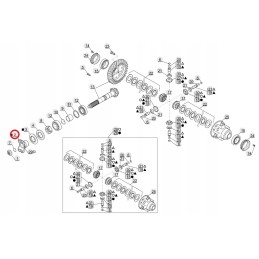 Manitou shaft connector flange 563904 mt mlt