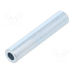 10 pcs x DREMEC - 326/3,2X30 - Spacer sleeve, 30mm, cylindrical, steel, zinc, Out.diam: 6mm