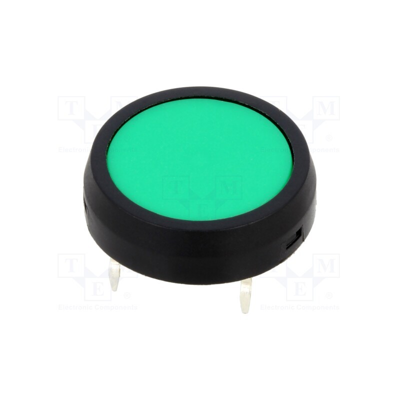 1 pcs x NKK SWITCHES - JF15CP2F - Microswitch TACT, SPST-NC, Pos: 2, 0.05A/24VDC, THT, none, 3N, round