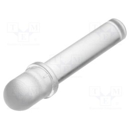 1 pcs x BIVAR - PLP5-750 - Fiber for LED, round, Ø5mm, Front: convex, straight