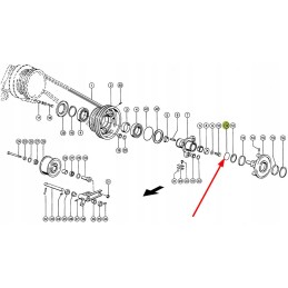667822 0 straw chopper pulley cap