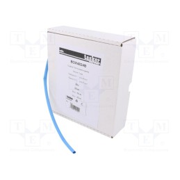 1 pcs x TASKER - BOX 4824 B - Heat shrink sleeve, glueless, 2: 1, 4.8mm, L: 10m, blue, polyolefine