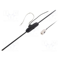 1 pcs x CALEARO - 7697018 - Antenna, inner, AM,FM,TMC, universal,with amplifier, 2.4m, 12VDC