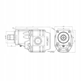 Hydraulic pump ISO 51 p