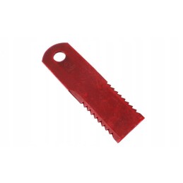 Toothed forage harvester blade for Claas combines 172x50x3m