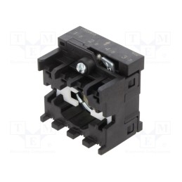 1 pcs x SIEMENS - 3SU1500-0BA10-0AA0 - Mounting unit, 22mm, front fixing, for 4-contact elements
