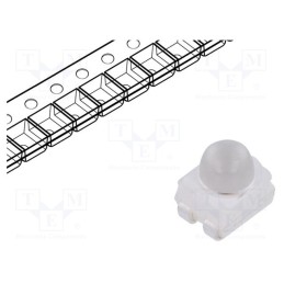 1 pcs x BROADCOM (AVAGO) - HSMC-A431-X90M1 - LED, SMD, 3528,PLCC4, red, 2240÷7150mcd, 3.5x2.8x3.87mm, 30°, 50mA