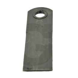 Smooth flail knife, set with sleeve