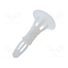 10 pcs x DREMEC - 8G820V40990 -AS - Assembly stud, polyamide, L: 12.7mm, latch/latch, Ø2: 6.35mm