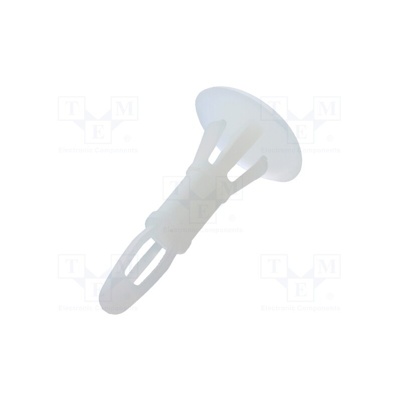 10 pcs x DREMEC - 8G820V40990 -AS - Assembly stud, polyamide, L: 12.7mm, latch/latch, Ø2: 6.35mm