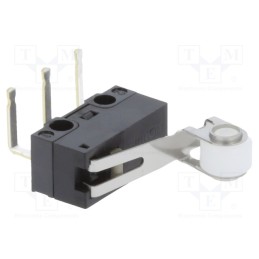 1 pcs x OMRON OCB - D2F01FL2A - Microswitch SNAP ACTION, with lever (with roller), SPDT, Pos: 2