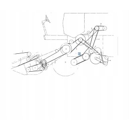 Upper running belt New Holland 80230076 cnh