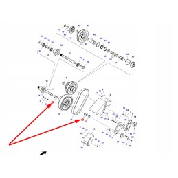6262715m1 variator axle washer