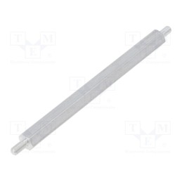 10 pcs x DREMEC - 435X70 - Screwed spacer sleeve, 70mm, Ext.thread: M3, hexagonal, aluminium